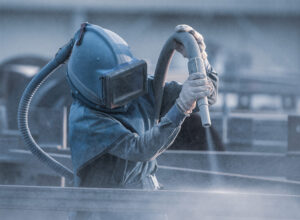 sand blasting